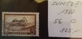 AM10) SDN (D III) 56, SOCIÉTÉ des NATIONS ⊙ Kt. 325.-