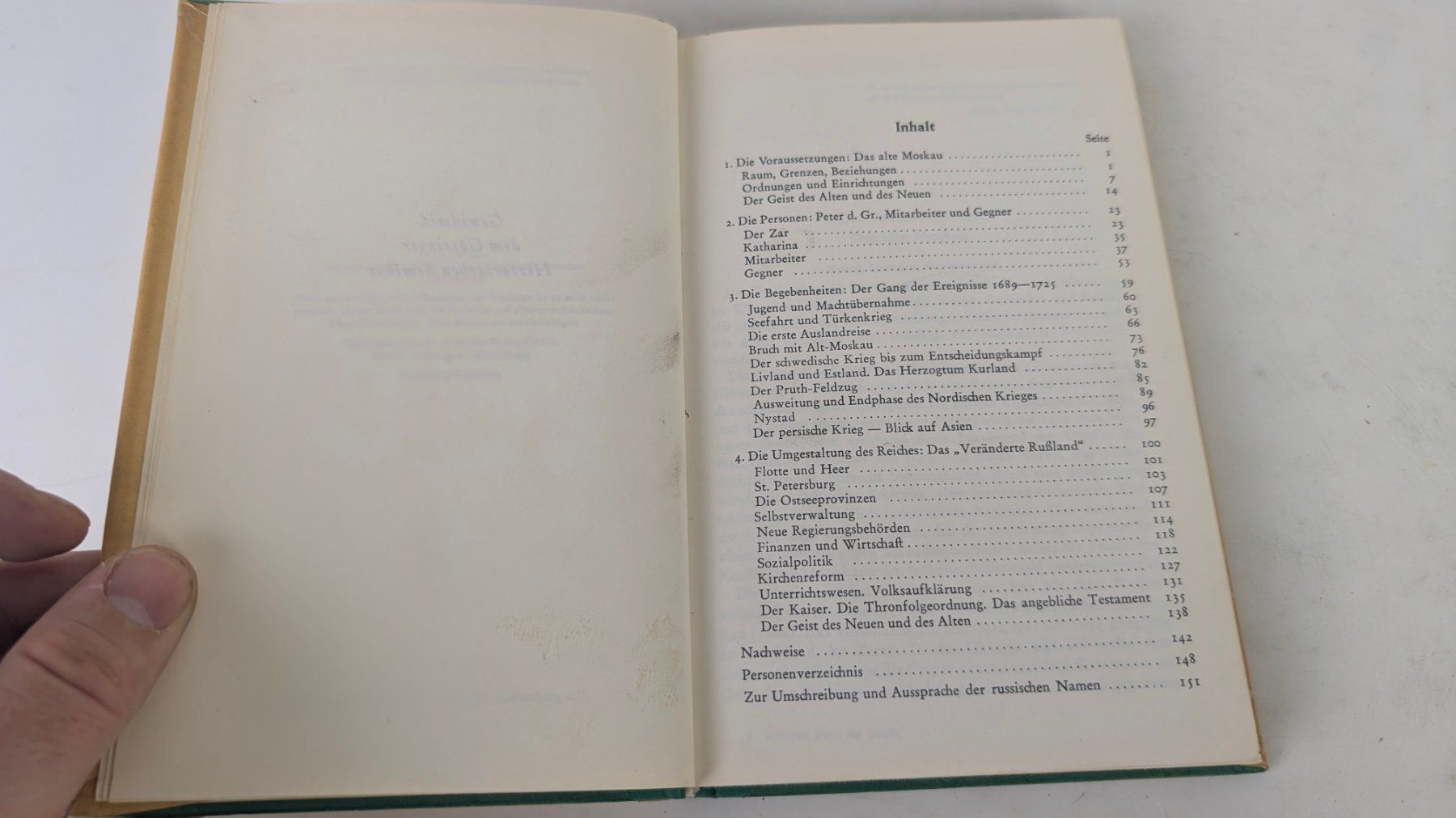 Bücher: Peter der Grosse – R. Wittram, Springer 1954 – Gebraucht aus Zürich von 1.Simon 5