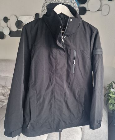 Calvin Klein Damen Übergangsjacke, Schwarz, Grösse S – Neu