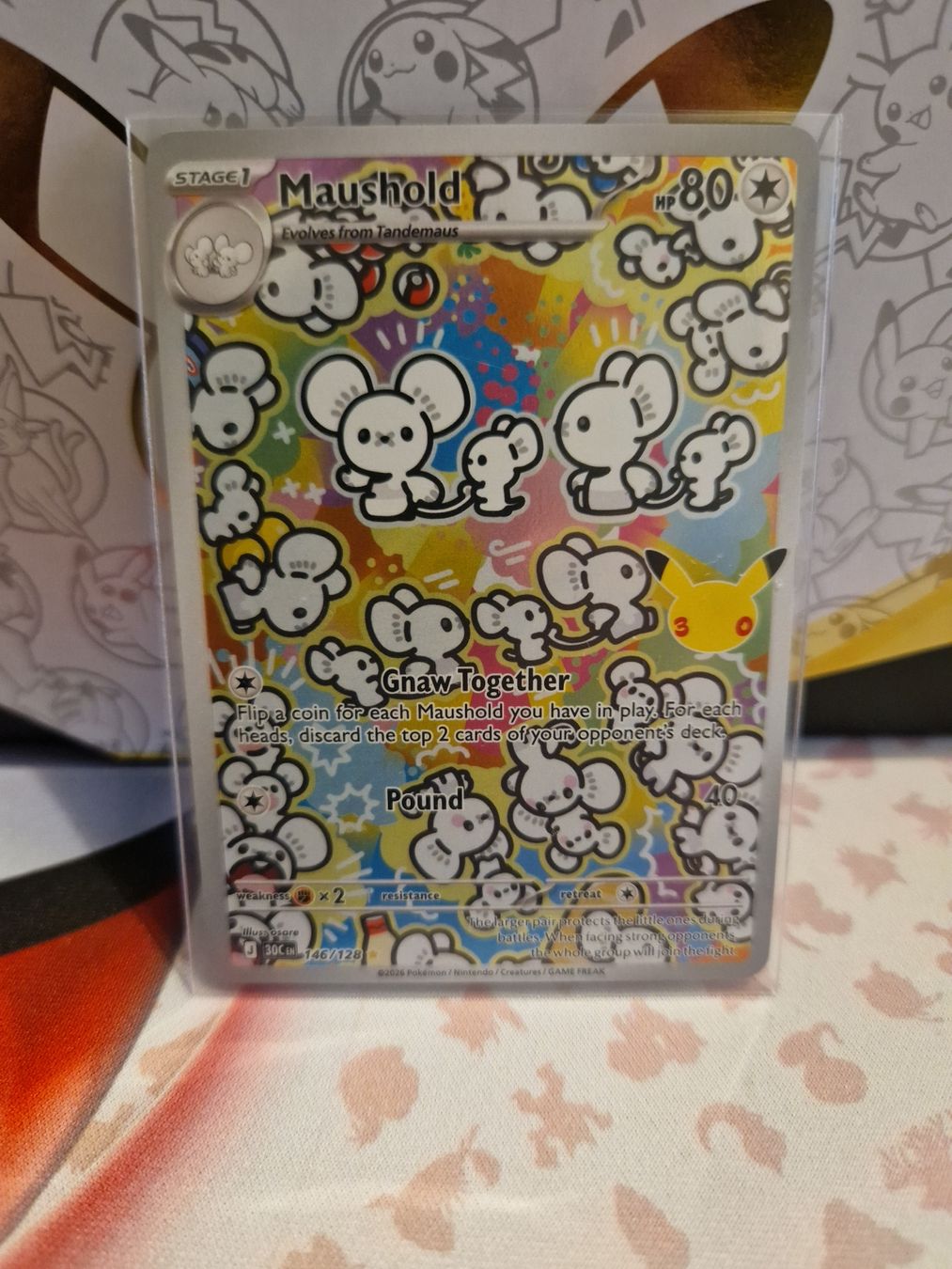 Pokémon Sammelbilder & Trading cards: Maushold 30th EN, DM – Neu (gemäss Beschreibung) aus Wangen b. Olten von shlem