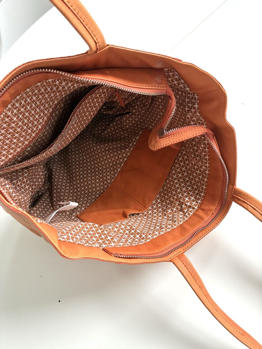 Stefanel Sacs: STEFANEL Ledertasche orange – D'occasion à Zürich par bar_2trt 4