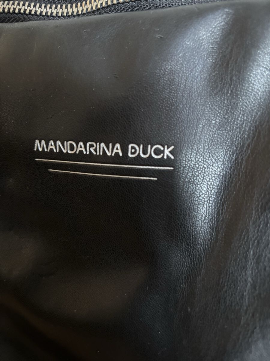 Borse da donna: Mandarina Duck Ledertasche schwarz – Nuovo (secondo la descrizione) da Nürensdorf venduto da linf 1
