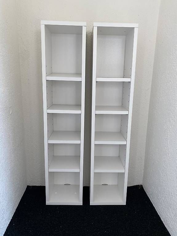 Scaffali: 2 CD-Regale in weiss, aufeinanderstapelbar – Usato da Zürich venduto da sisasu01
