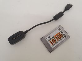 Vintage Fast Ethernet LAN Adapter NEW MEDIA 10/100, m. Kabel