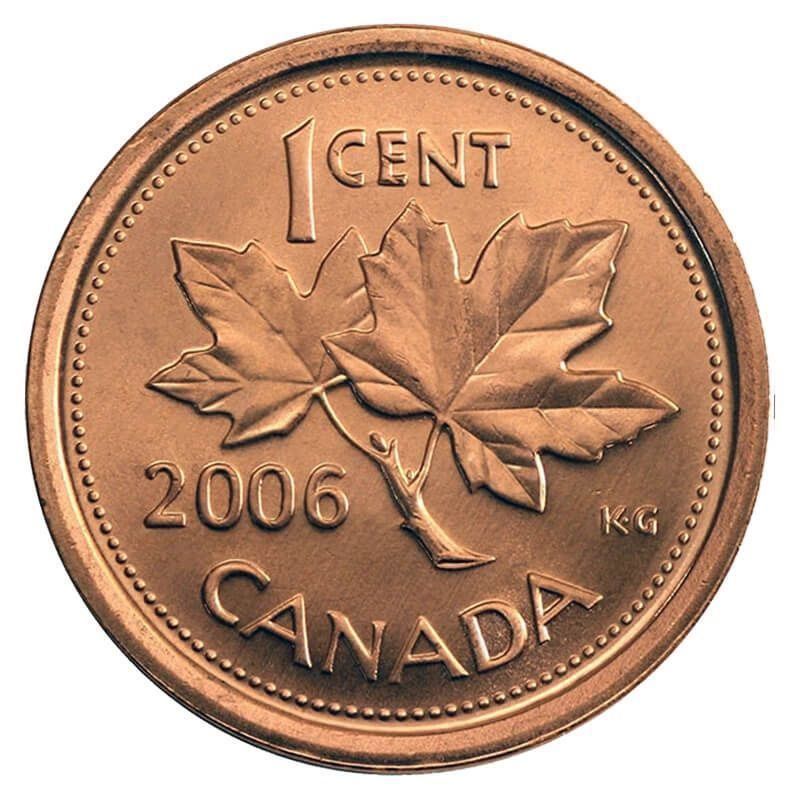 Tutti le monete: Kanada 1 Cent Original Roll 2006 Stgl – Nuovo e nell'imballaggio originale da Gossau SG venduto da SammlerLarium 6