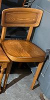 1 Stuhl Beizen Stuhl, Hartholz, Wirtshausstuhl,
