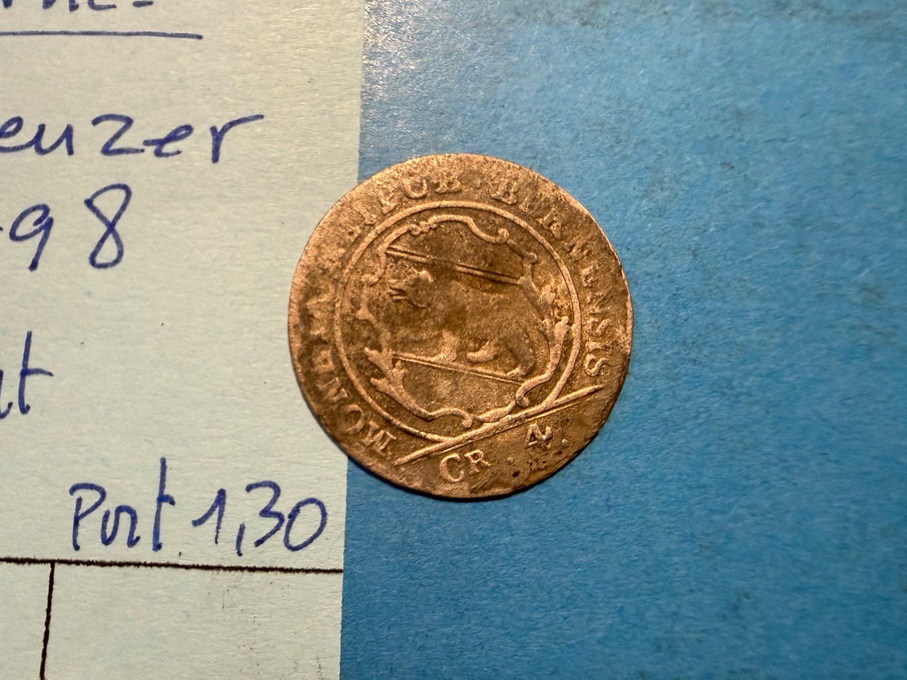 Tutti le monete: BERNE : 4 KREUZER 1798 - bon état – Usato da genève venduto da GEnumist 1