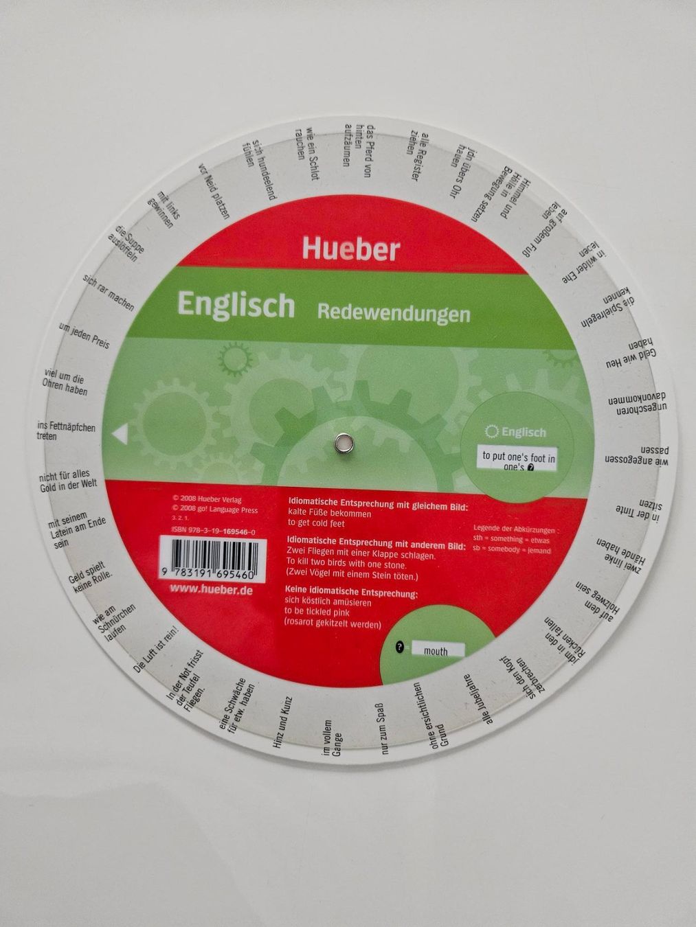 Libri: Englisch Redewendungen - Hueber Wheel – Usato da Amriswil venduto da Alfaromeo007