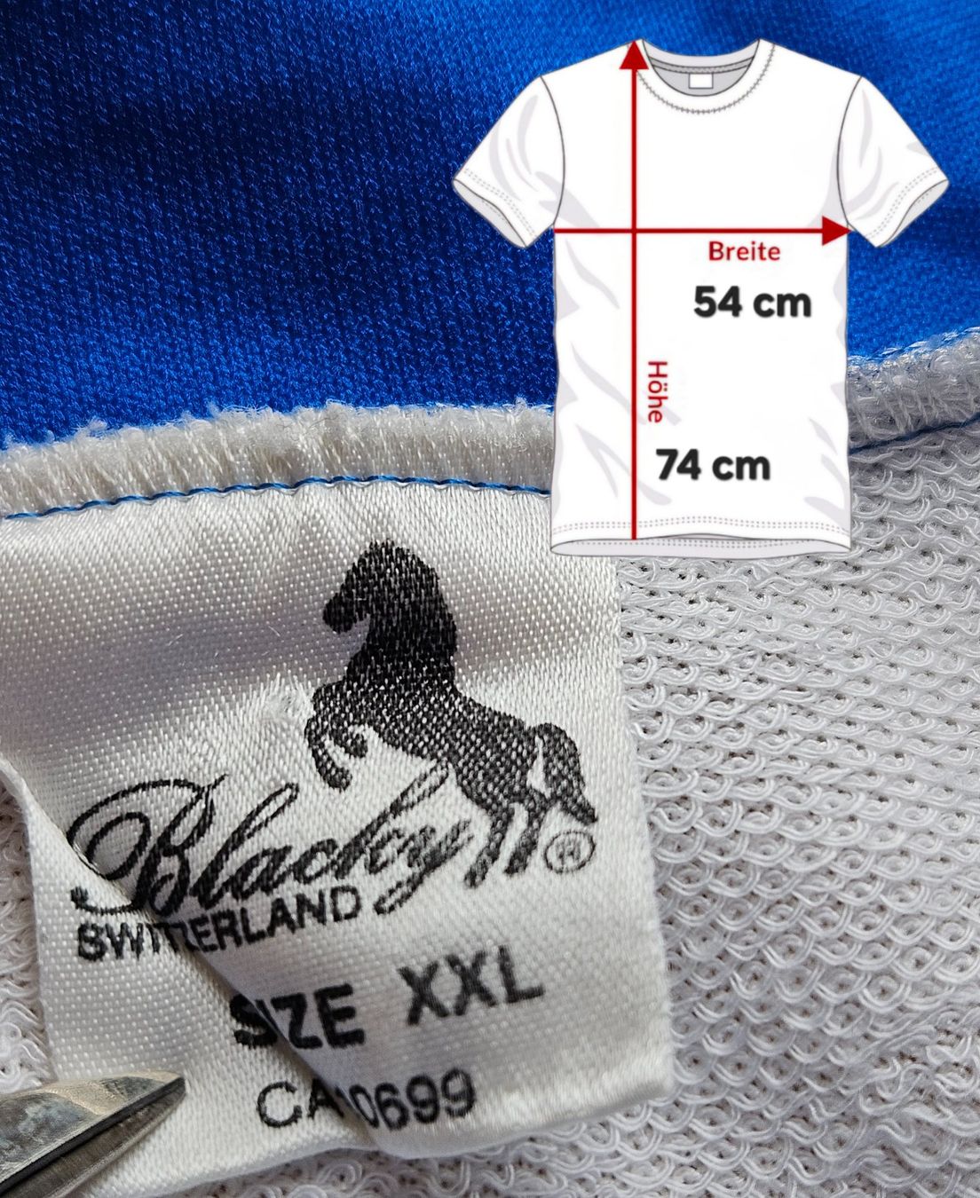 Leibchen & Hosen: Radtrikot Blacky vintage DOW Grösse XXL Velo Fahrrad Trikot – Gebraucht aus Hägglingen von United-Village-Trade 4