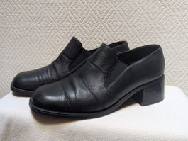 Schwarzer Rossini Schuh Style Square Toes, Gr. 38