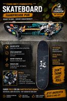 Skateboard Complete – Ready to Ride | Street & Park