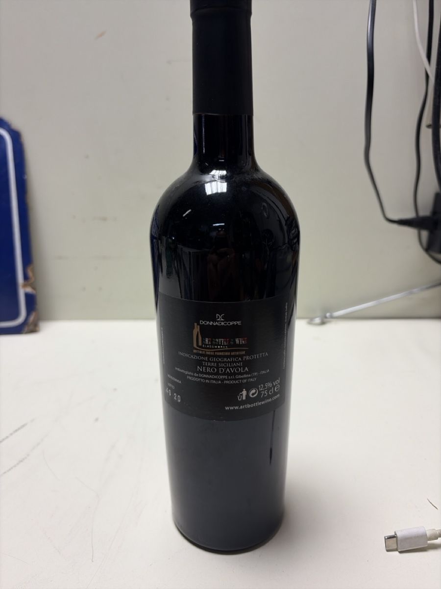 Wein: Flasche Palermo Wein Sammlerstück oder Deko – Gebraucht aus Künten von Schnaepplihuus 1