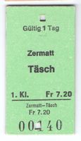 Billette Zermatt - Täsch
