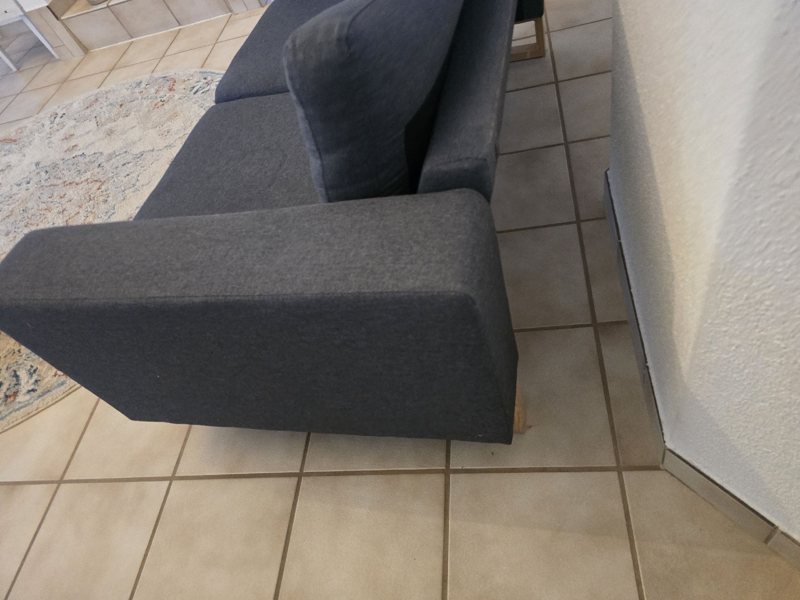 Gonser Divani: Zweisitzer Sofa dunkelgrau RONNY – Usato da Erschwil venduto da LOLOPE 6