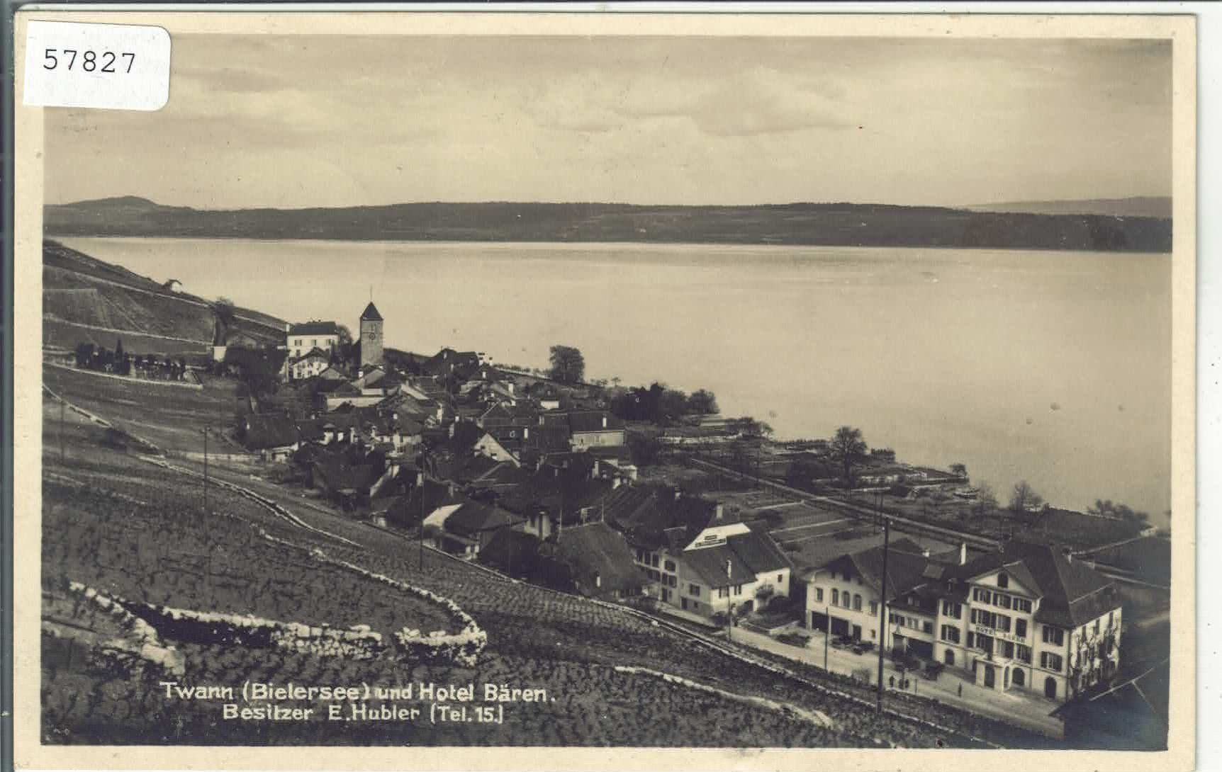 Cartes postales: Twann - Hotel Bären – D'occasion à Ettingen par Kartenplanet