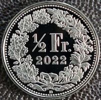 50 Rappen 2022 stgl. / aus Münzsatz