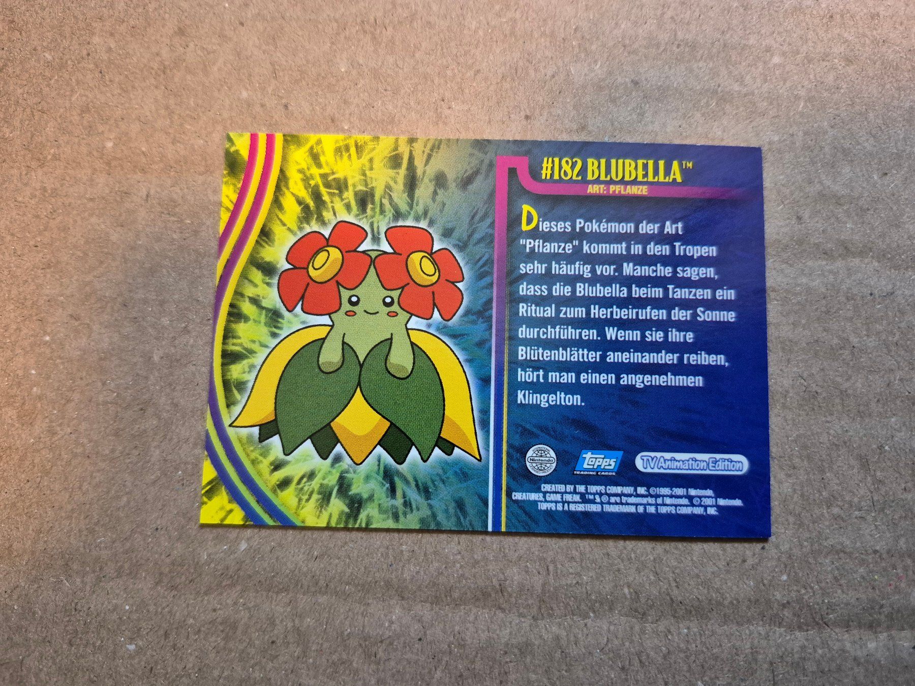 Pokémon Carte collezionabili: Pokemon Topps Karte #182 Blubella - Non-Holo – Usato da Seuzach venduto da Larssson 1