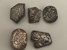 Fasnacht Basel SILBER 1947 48 49 50