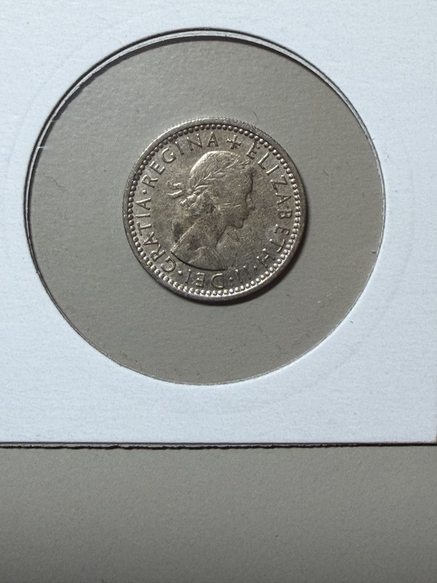 Alle Münzen: GB - 6 pence - 1957 – Gebraucht aus Payerne von Mike1682 1