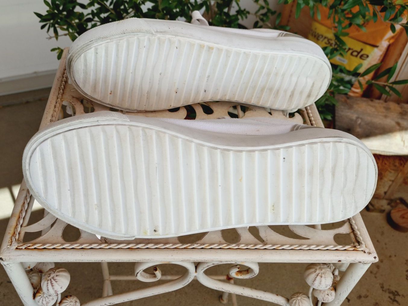 Graceland Damenschuhe: Graceland Sneakers 40, Weiss/Silber – Gebraucht aus Uster von Junipa 4