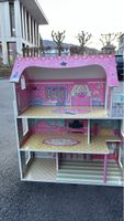 Grosses Puppenhaus aus Holz - Mädchen Spielzeug Haus