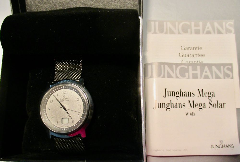 Junghans MEGA SOLAR W 615 M M 2 Uhren Herren defekt Acheter