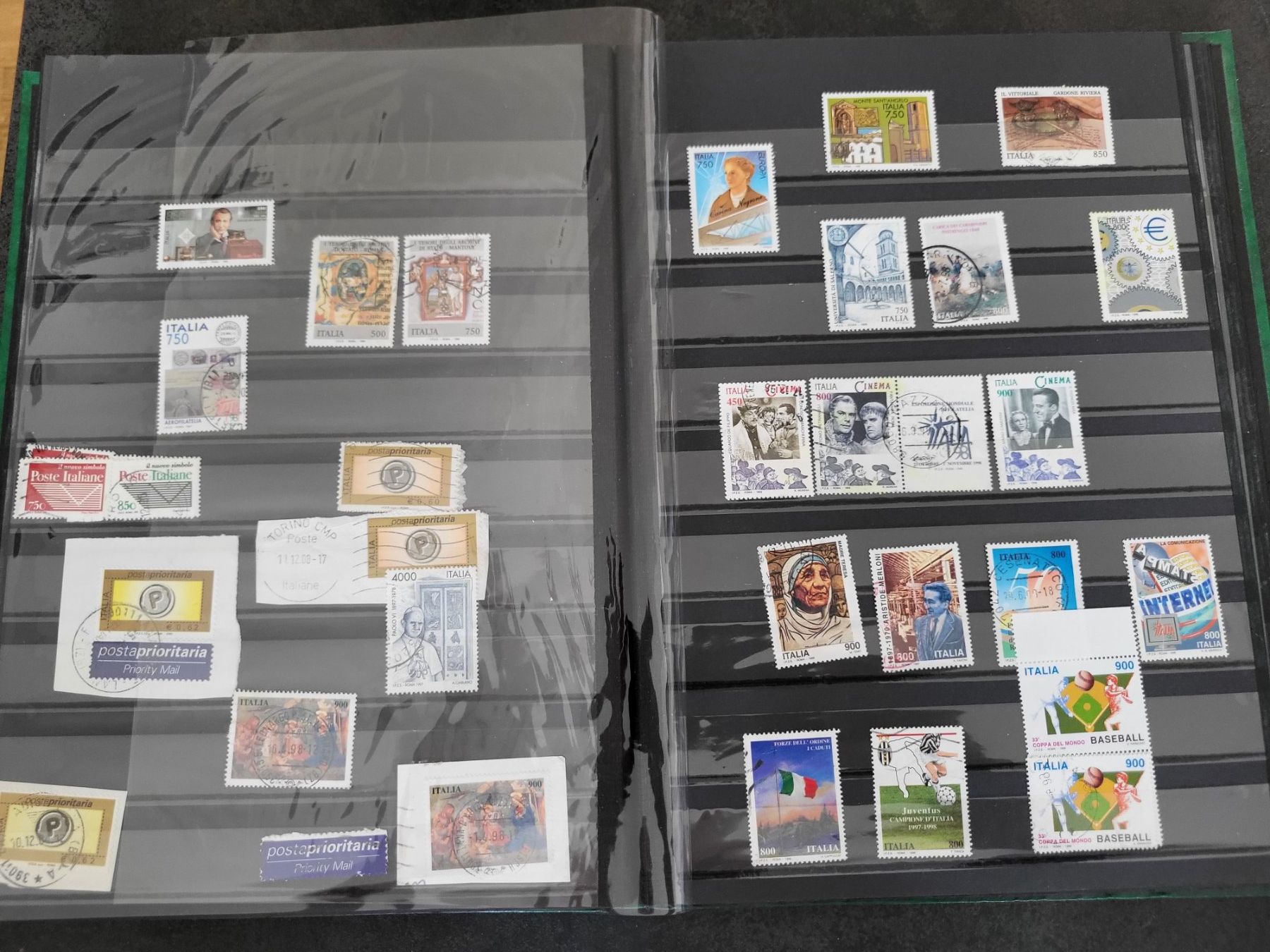 Alle Briefmarken: Sammlung Album - Italien – Gebraucht aus Rümlang von Turrin 5