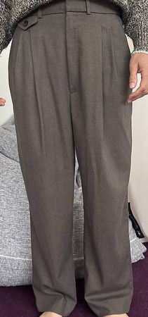 Stoffhose Zara braun, S