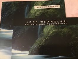 Jeep Wrangler Verkaufsprospekt 12 Seiten deutsch