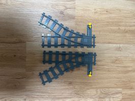 Lego City Eisenbahn Weichen links und rechts