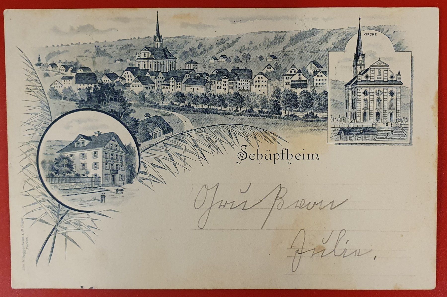 Ansichtskarten: Schüpfheim 1898 – Gebraucht aus Kreuzlingen von Rschweiz1