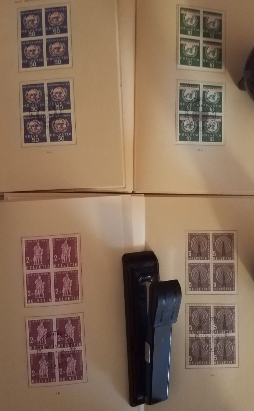 Tutti i francobolli: 11 verschiedene Geschenkhefte, Ämter im 4-Block ET Kt. 830++ – Nuovo (secondo la descrizione) da Baden venduto da Eggi 3