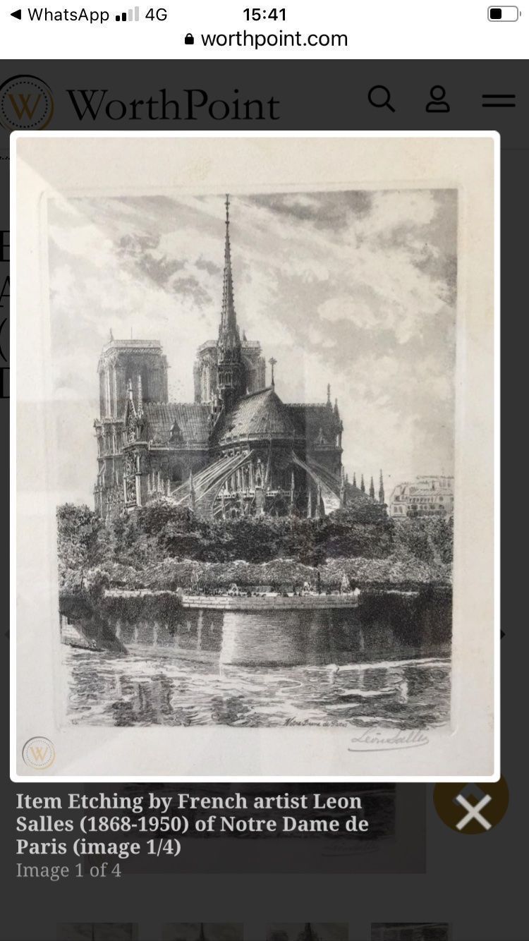 Stiche: Notre Dame de Paris, Léon Salles – Gebraucht aus Neftenbach von 889095 1