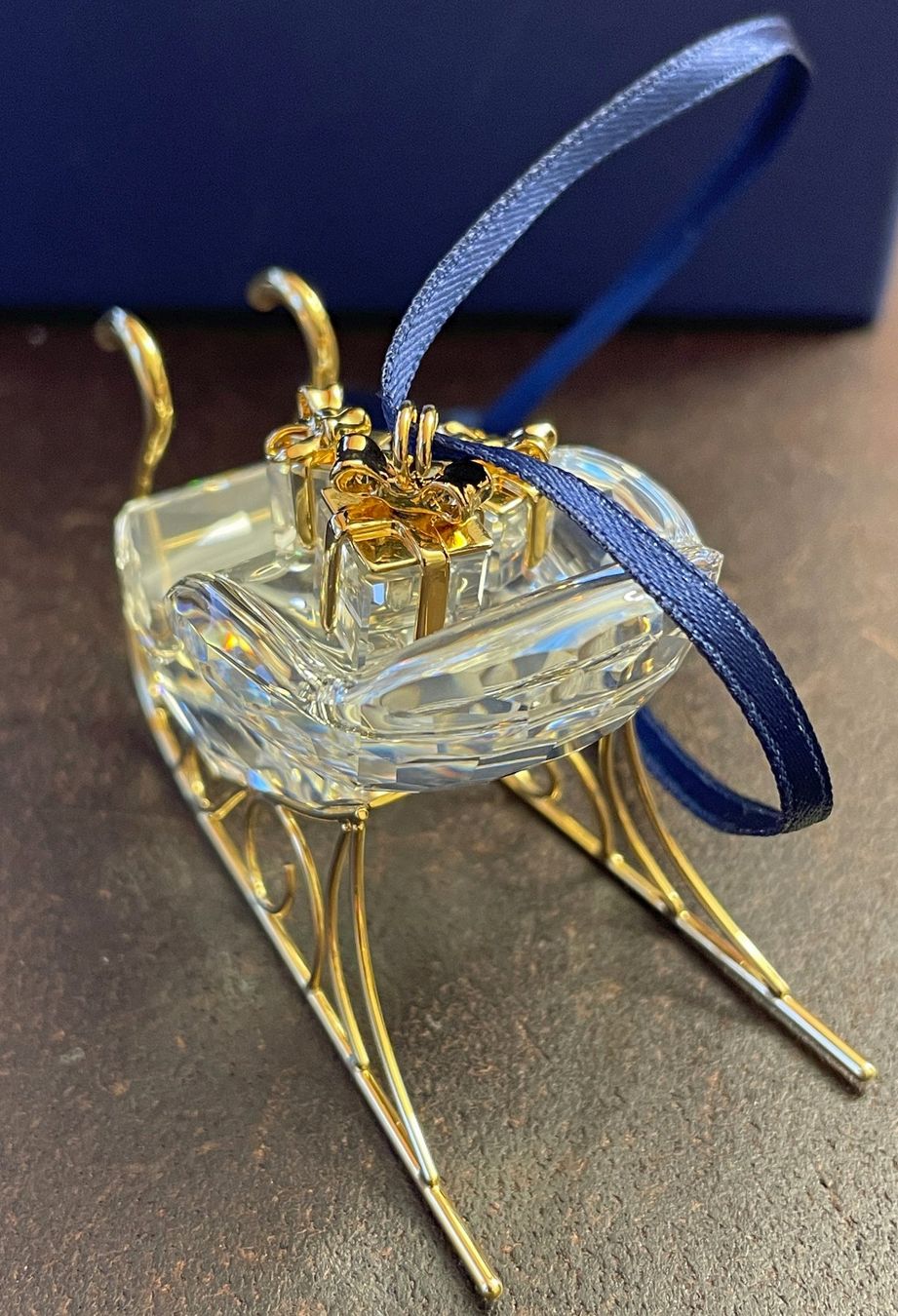 Swarovski Tutte le decorazioni: Swarovski Schlitten Gold – Nuovo e nell'imballaggio originale da Chur venduto da elifornico 3