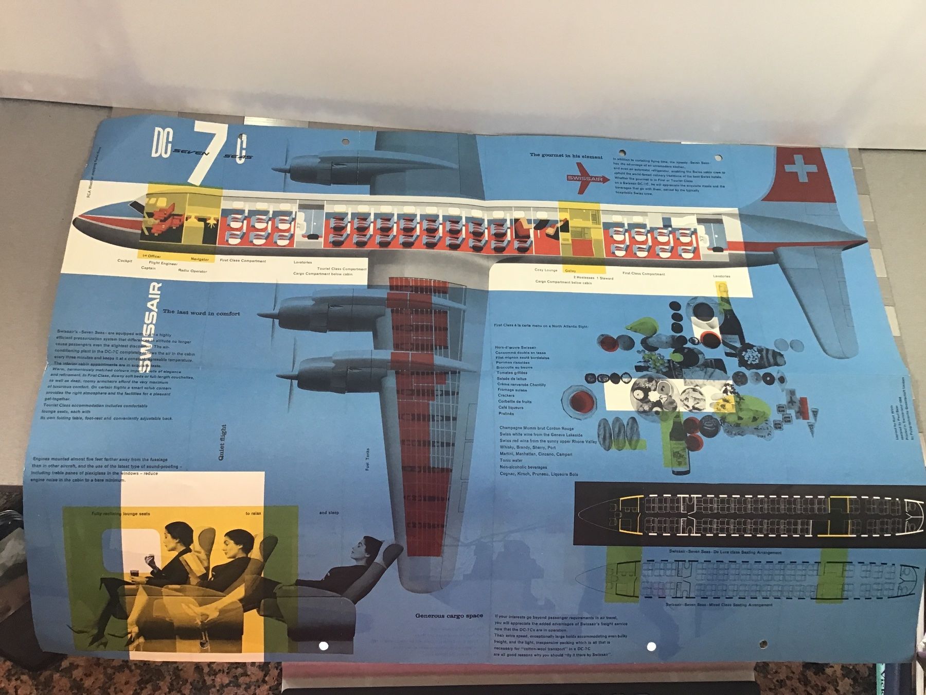 Cartoline postali: SWISSAIR WERBUNG DOUGLAS DC-7c – Usato da Männedorf venduto da Spezial-Modelle 1