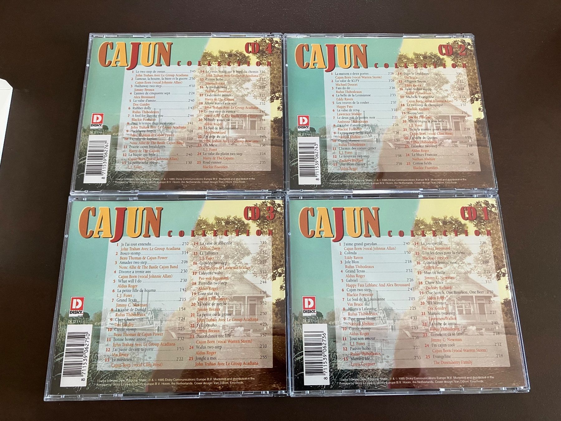 CD: 4 CD-BOX CAJUN FROM LOUISIANA – Usato da Menziken venduto da timbuktu1001 2