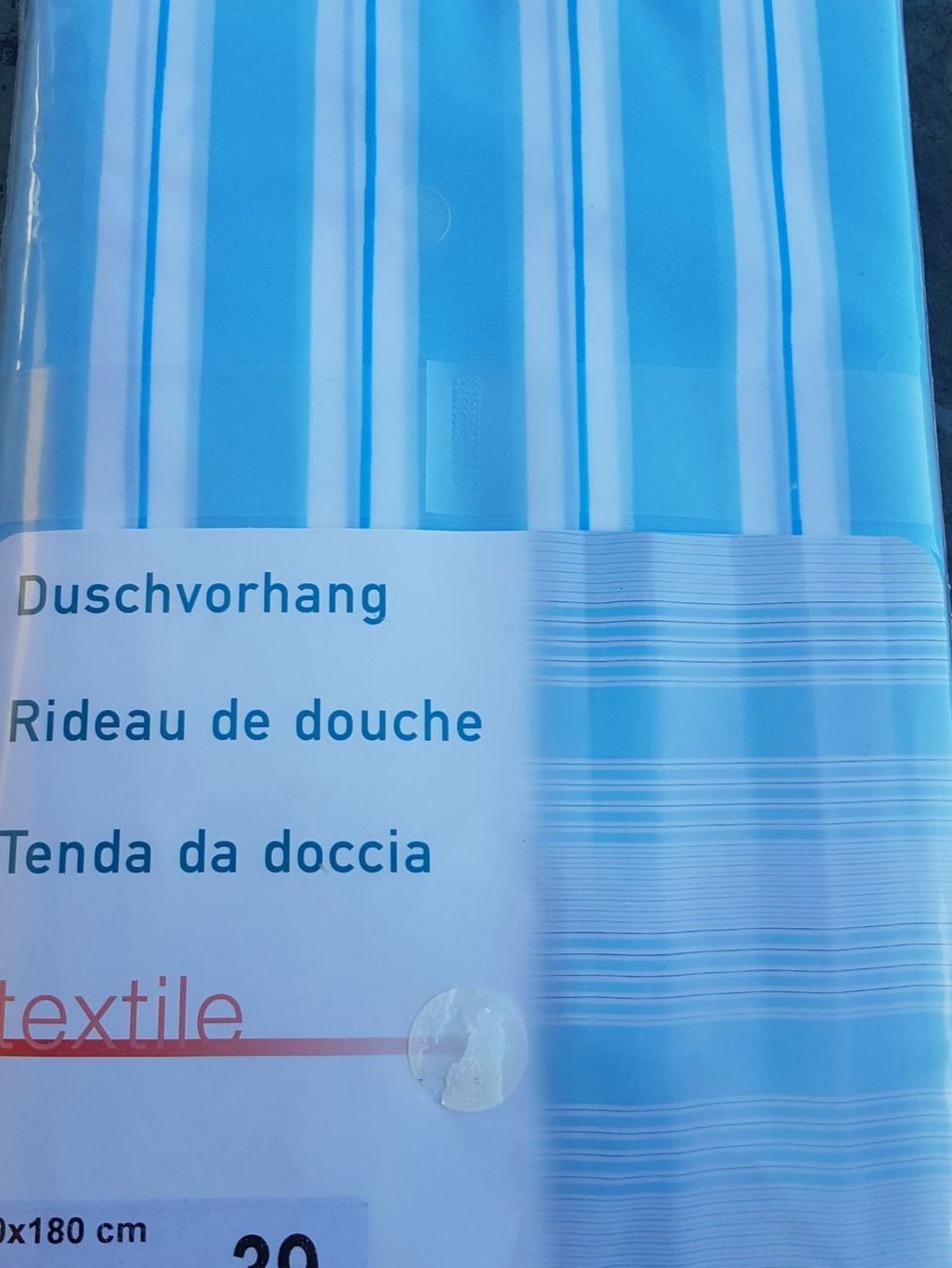 Micasa Tende: Duschvorhang 180 x 180 cm neu – Nuovo e nell'imballaggio originale da geroldswil venduto da Gumball1 2
