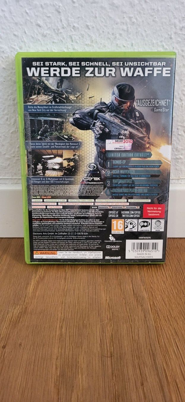 Microsoft Giochi: Xbox 360 - Crysis 2 – Usato da Münsingen venduto da DigitaleSpielecke 1