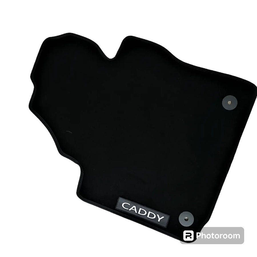 VW Tappeti & Tappetini: Velours Fussmatten VW Caddy 2004-01.2020 – Nuovo e nell'imballaggio originale da Regensdorf venduto da Carmats-Semco 2