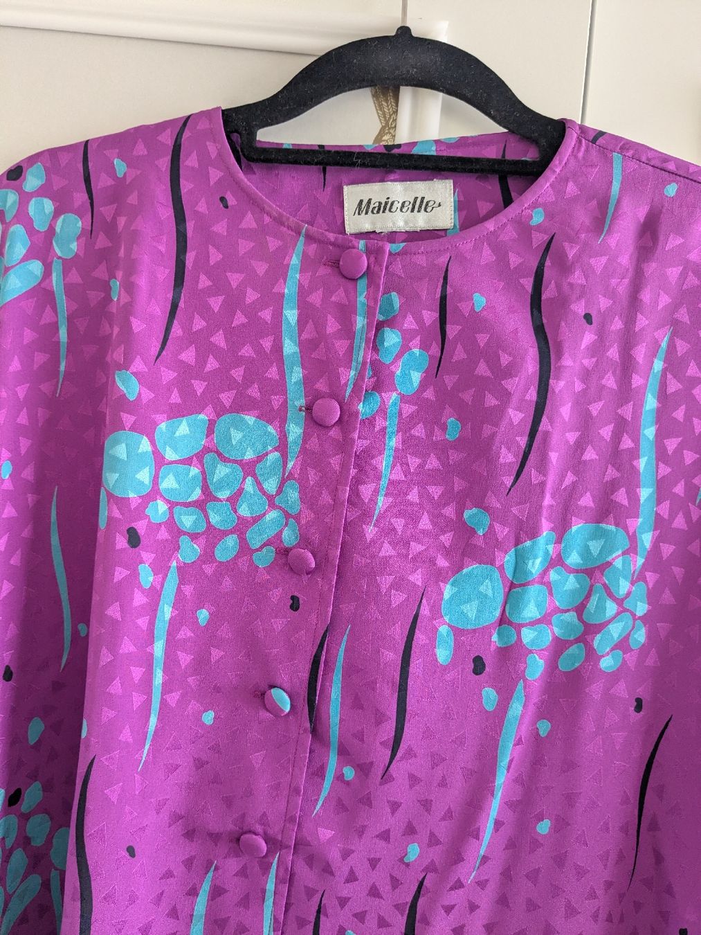 Camicette: maicelle blouse 100% silk vintage – Nuovo (secondo la descrizione) da Kloten venduto da nad_ys78 1