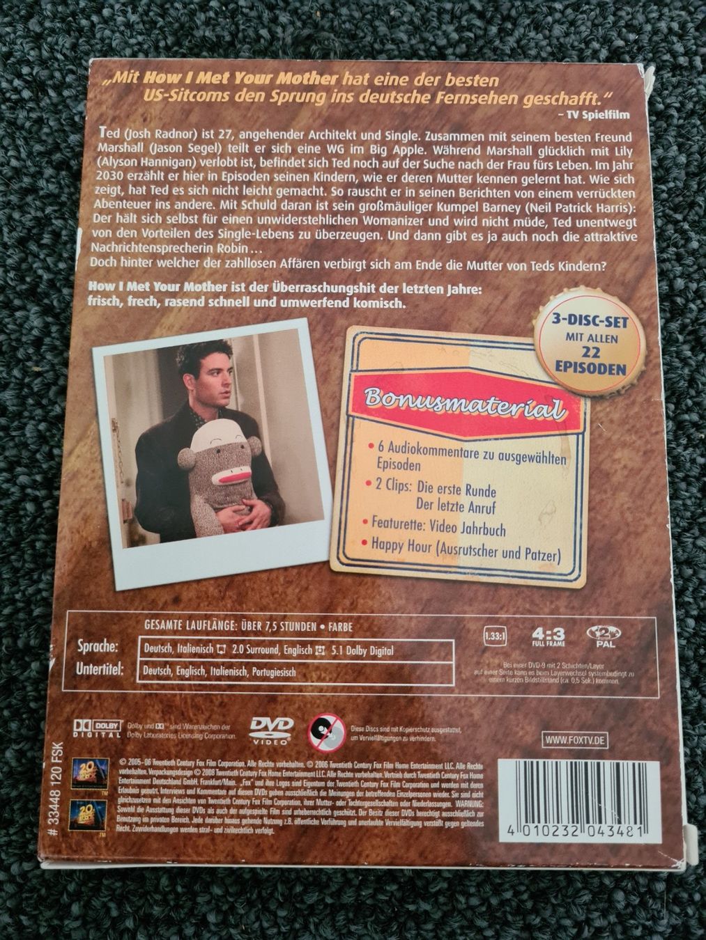 Alle DVDs: HOW I MET YOUR MOTHER STAFFEL 1 – Gebraucht aus Ruswil von jan_bxl5 1