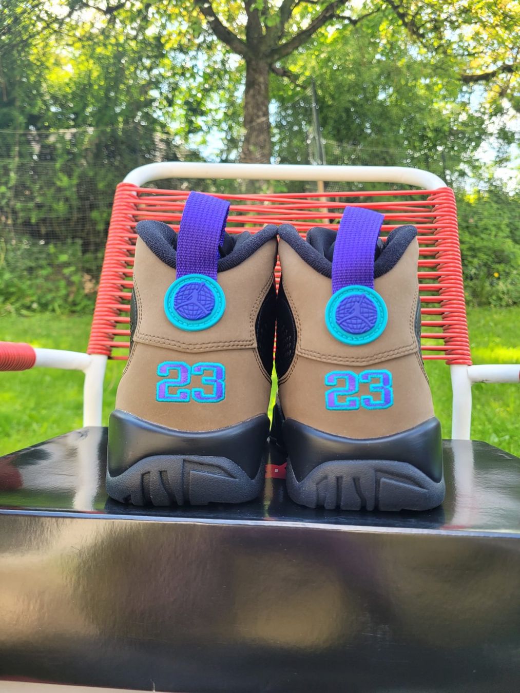 Jordan Herrenschuhe: Air Jordan 9 retro olive Sneaker 42.5 – Neu und originalverpackt aus Dättwil AG von son_x2fq 1
