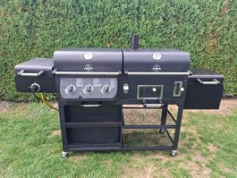 Grill - Kombi - Gas - Holzkohle - Smoker - Seitenbrenner