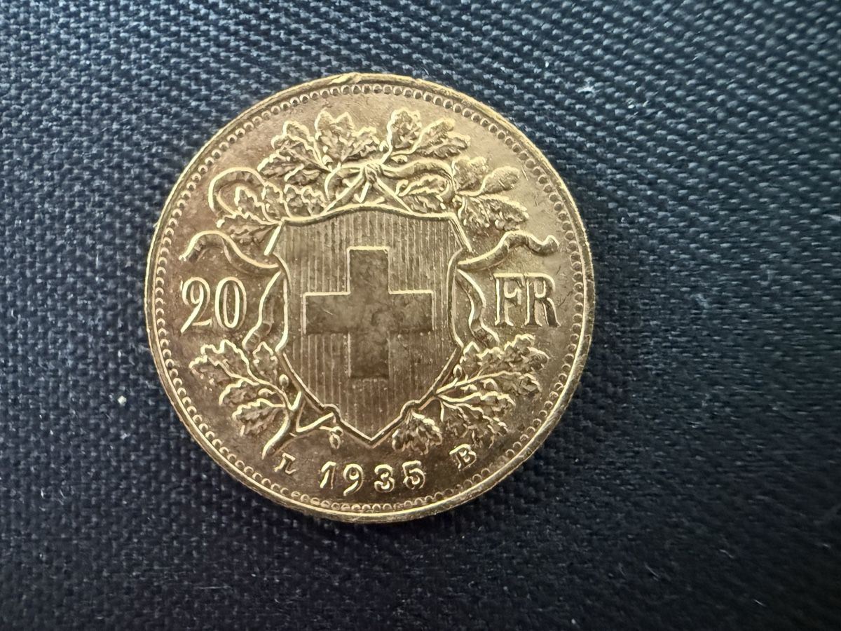 Toutes les monnaies: Gold Vreneli 20.- / 1935 B – D'occasion à Lommiswil par tomboy02 1