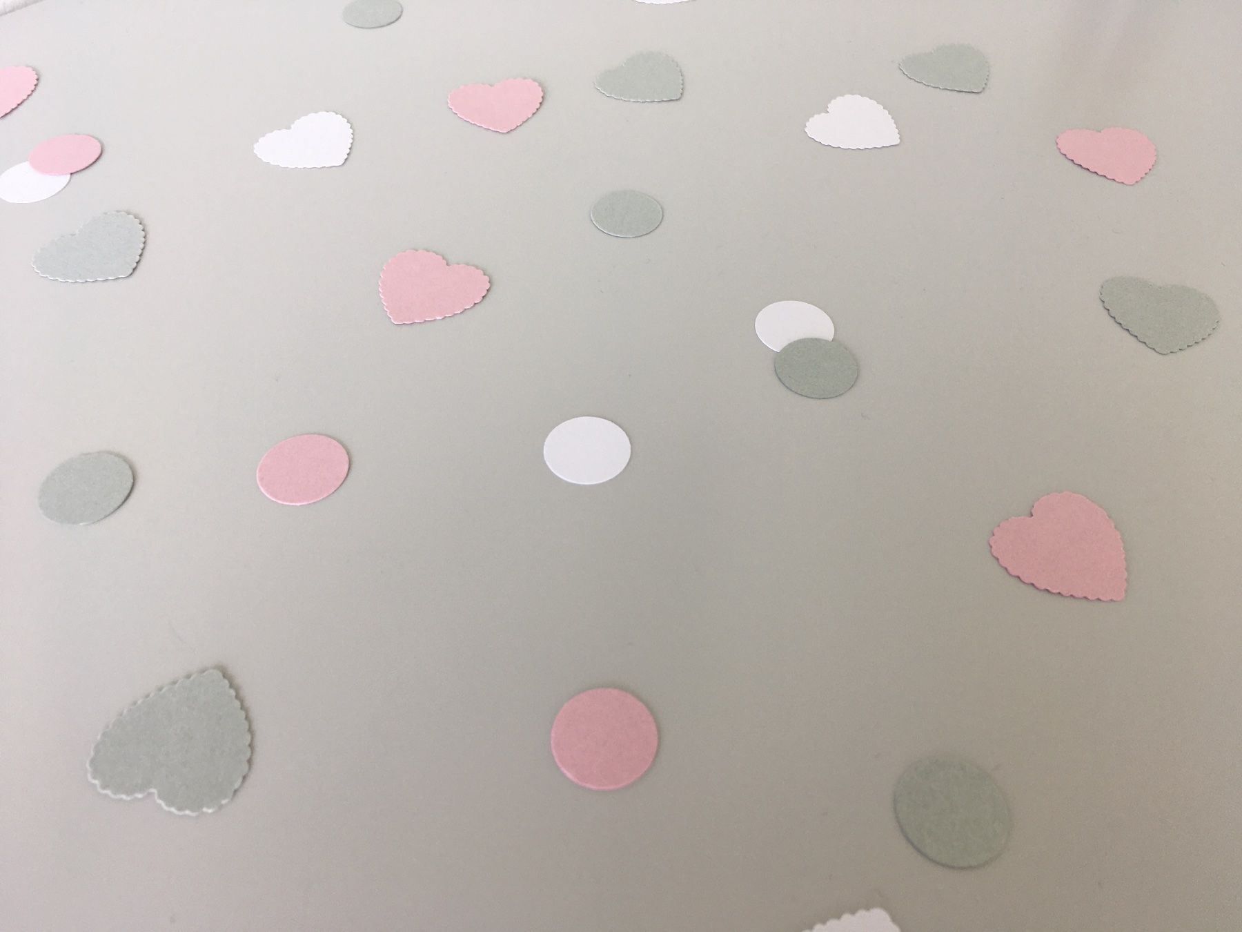 Tutte le decorazioni: Konfetti Blush - Weiss - Silber HerzRund – Nuovo e nell'imballaggio originale da Zollikofen venduto da poppala 4