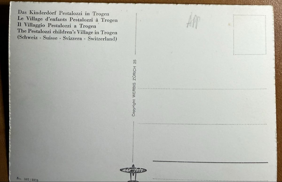 Ansichtskarten: AK: TROGEN - Kinderdorf Pestalozzi – Gebraucht aus Lutry von Ediego 1