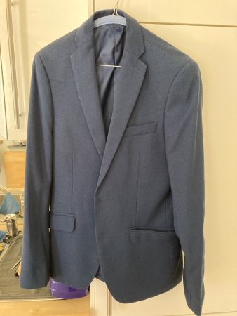 Ab 24.- jacke Avant Premiere Manor Grösse M 48 blau wie neu