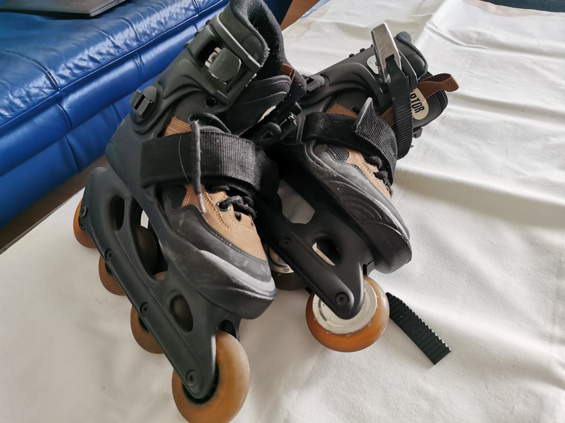 Pattini in linea & Pattini a rotelle: Inline Skates Grösse 6 = 38 – Usato da Winterthur venduto da Sushy-Power 2