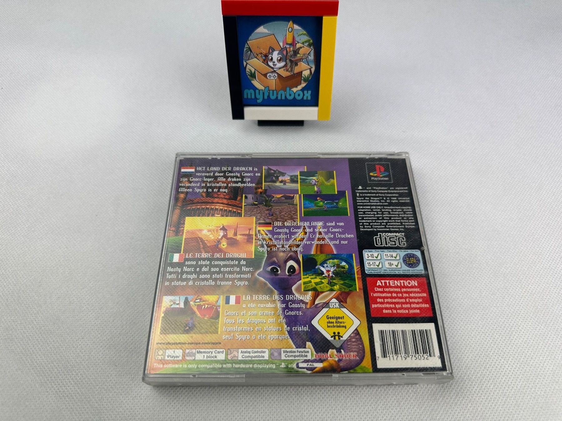 Giochi: Playstation 1 PSX  PS1 Spyro the Dragon – Usato da Kappel SO venduto da MyFunBox 1