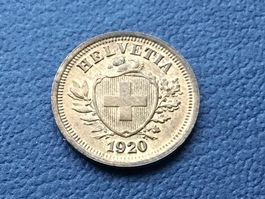 1 Rappen 1920 VZ ++